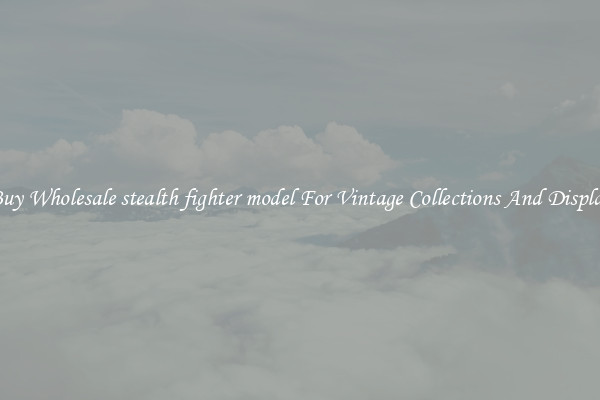 Buy Wholesale stealth fighter model For Vintage Collections And Display