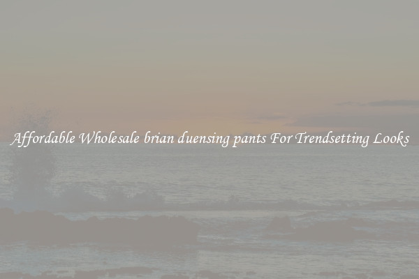 Affordable Wholesale brian duensing pants For Trendsetting Looks