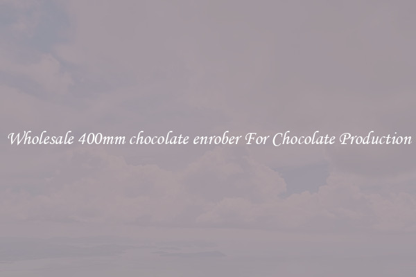 Wholesale 400mm chocolate enrober For Chocolate Production
