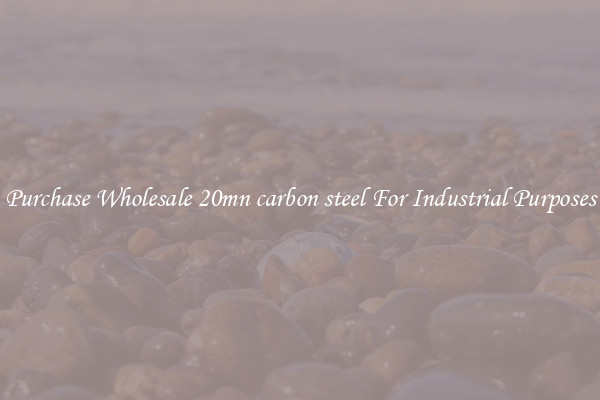 Purchase Wholesale 20mn carbon steel For Industrial Purposes