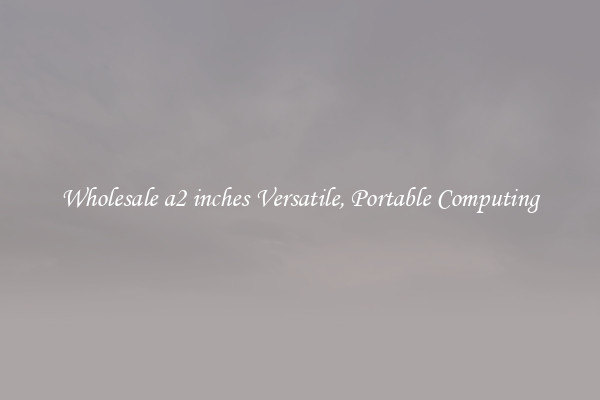 Wholesale a2 inches Versatile, Portable Computing