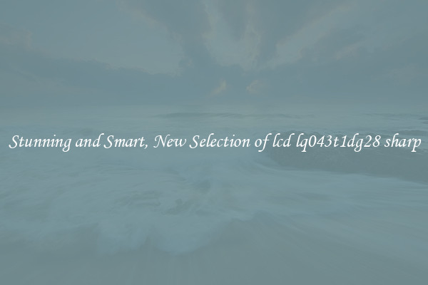 Stunning and Smart, New Selection of lcd lq043t1dg28 sharp